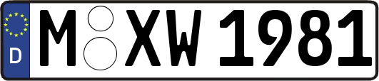 M-XW1981