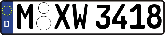 M-XW3418
