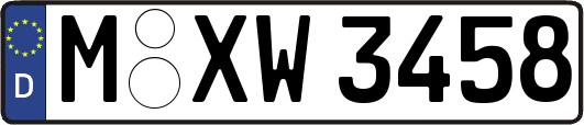 M-XW3458