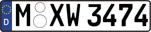 M-XW3474