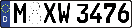 M-XW3476