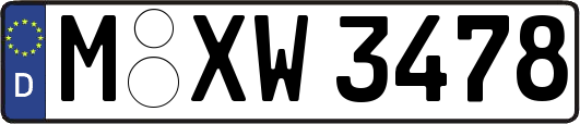 M-XW3478
