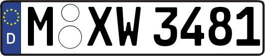 M-XW3481