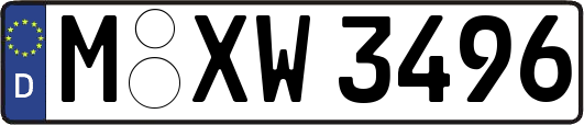 M-XW3496