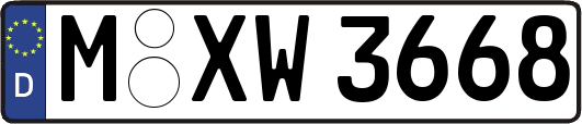 M-XW3668