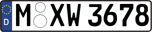 M-XW3678