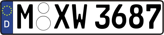 M-XW3687