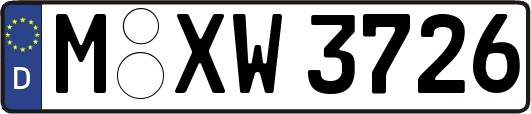 M-XW3726