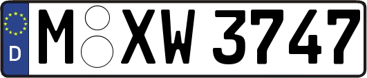 M-XW3747