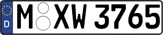 M-XW3765