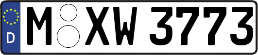 M-XW3773