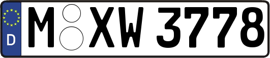 M-XW3778
