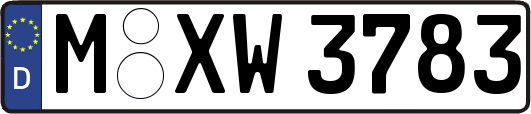 M-XW3783