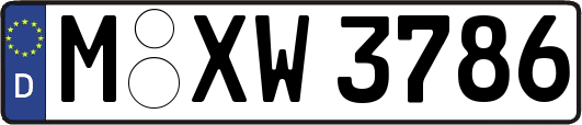 M-XW3786