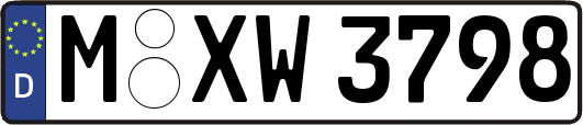 M-XW3798
