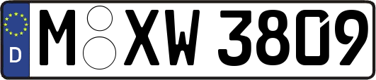 M-XW3809