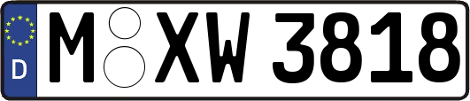 M-XW3818