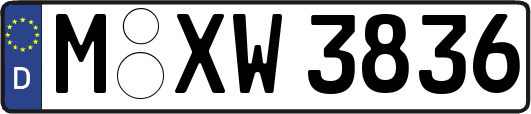 M-XW3836