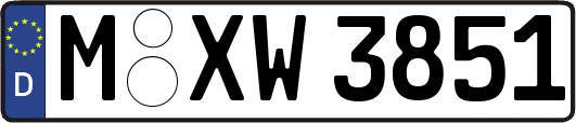 M-XW3851