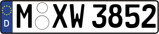 M-XW3852