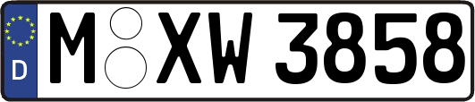 M-XW3858