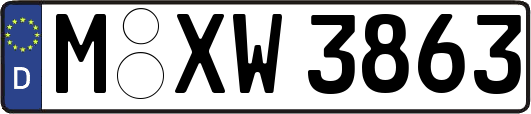 M-XW3863