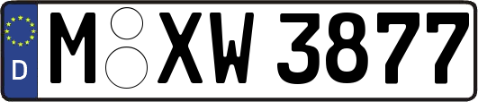 M-XW3877
