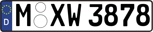 M-XW3878
