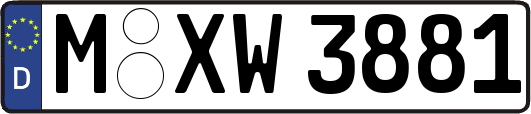 M-XW3881