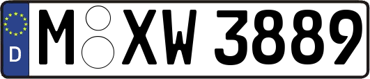 M-XW3889