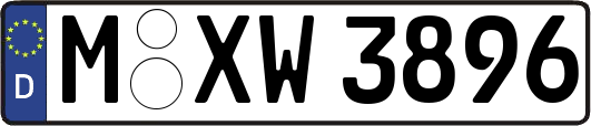 M-XW3896