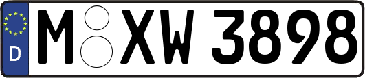 M-XW3898