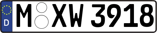 M-XW3918