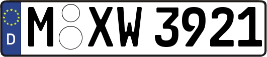 M-XW3921