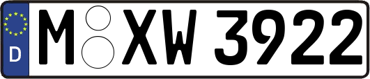 M-XW3922