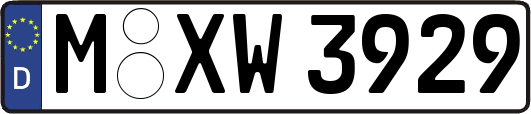 M-XW3929