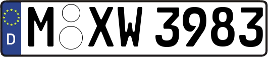 M-XW3983