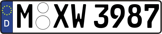 M-XW3987
