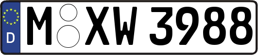 M-XW3988