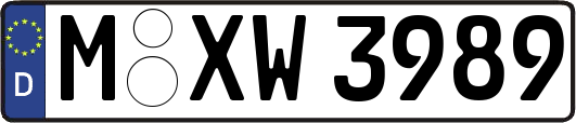 M-XW3989