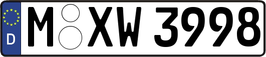 M-XW3998