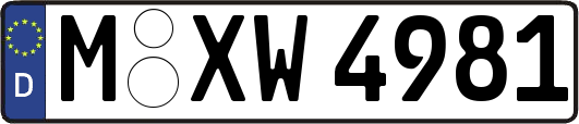 M-XW4981