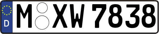 M-XW7838