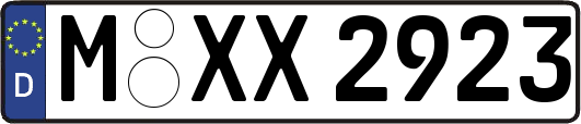 M-XX2923