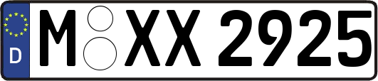 M-XX2925