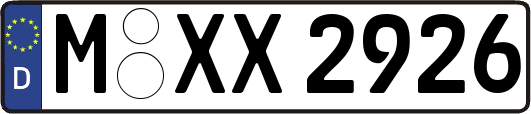 M-XX2926