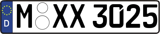 M-XX3025