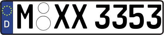 M-XX3353