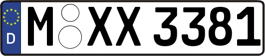 M-XX3381