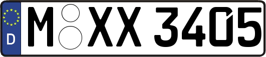 M-XX3405